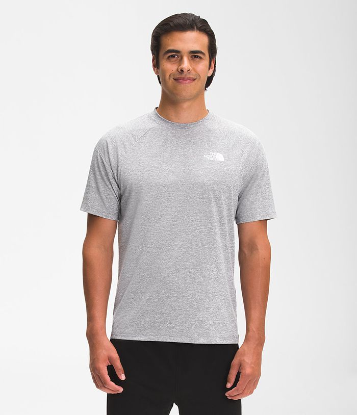 The North Face T-Shirts Tekware® Short Sleeve Top Grey - Mens - Thailand BHWPV-6143